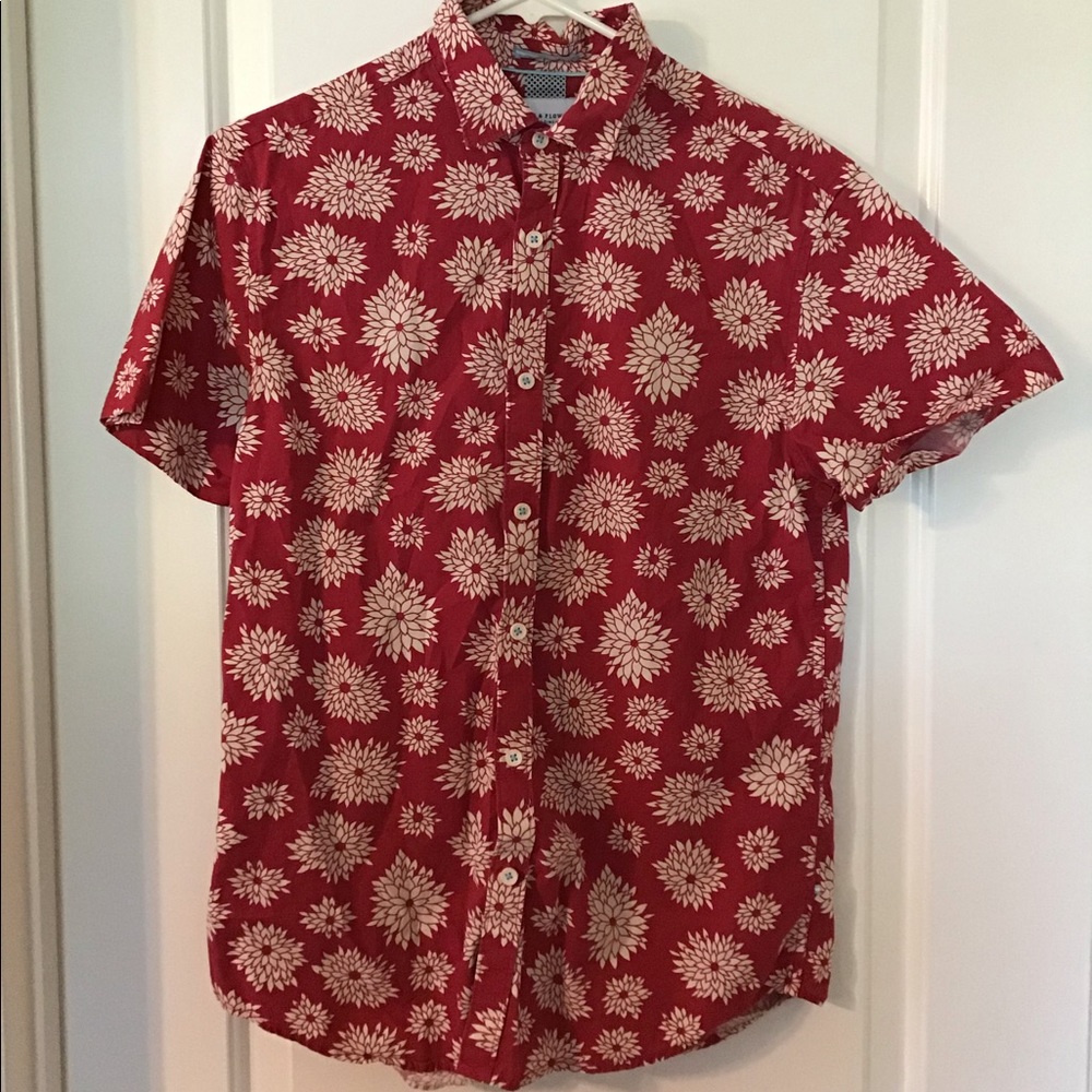 Denim & Flower floral print (S)